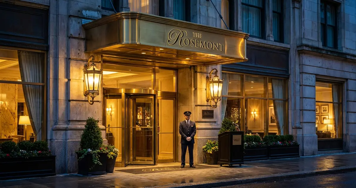 Hospitality branding agency deliverables including menus, signage, and digital assets