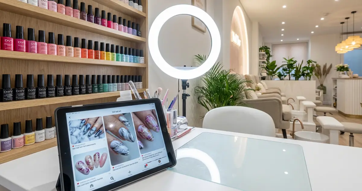 Guide to building a nail salon website with design galleries and online booking
