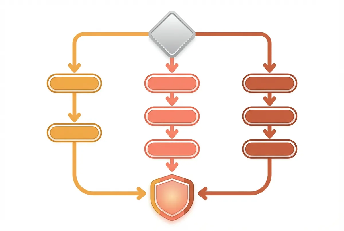 Decision flowchart for responding to 3-star reviews: acknowledge rating, express concern, invite specific feedback, offer contact details
