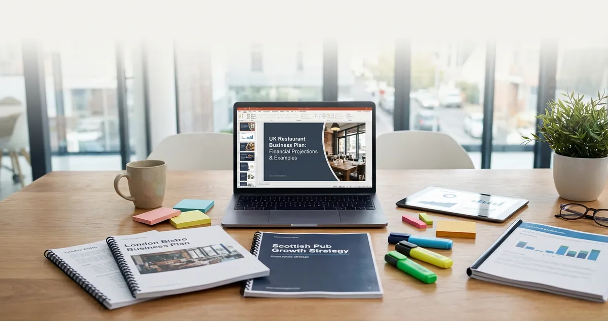 Real restaurant business plan examples for UK restaurants