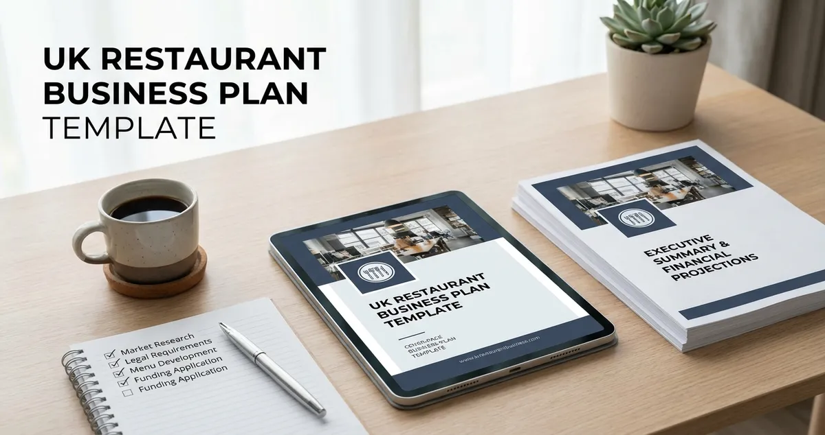 Restaurant business plan template for UK entrepreneurs