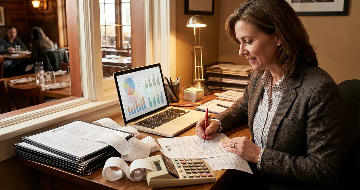 Restaurant menu optimisation showing data analysis and profit improvement strategies