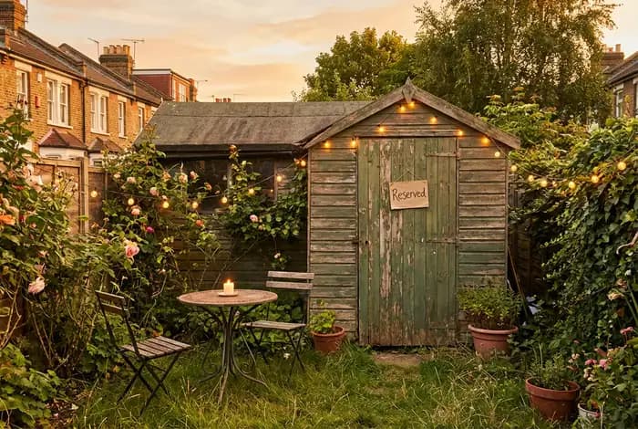 Illustration of The Shed at Dulwich hoax showing fake restaurant concept