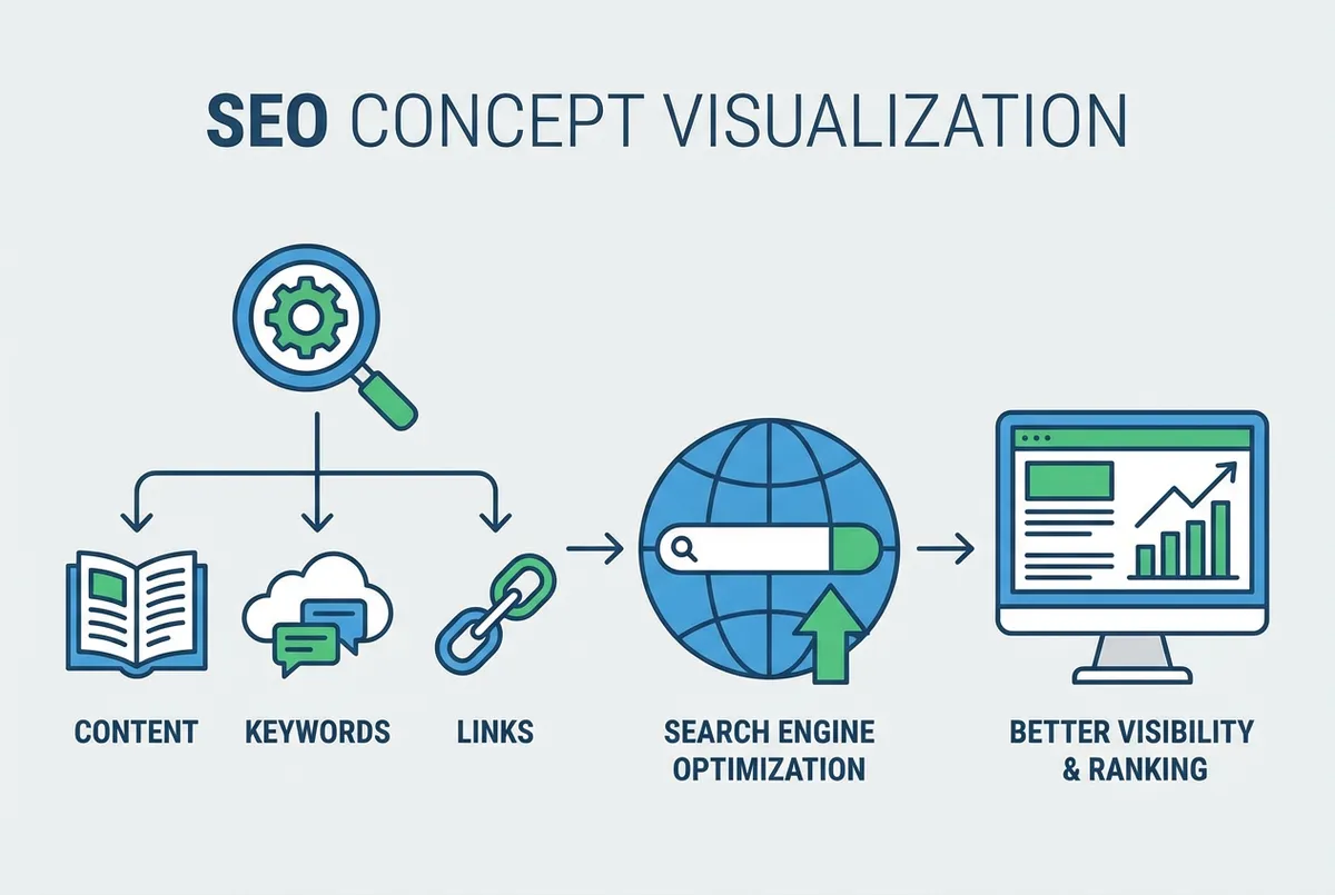 Four-week restaurant SEO setup workflow diagram from GBP foundation through citations